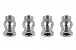 1:10 Element RC Enduro: FT oceľové guľky kĺbikov s golierom pre olejové tlmiče, 4 ks