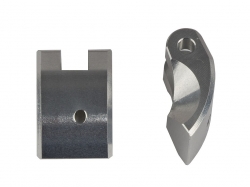 Štvorčeľusťové obloženie, hliníkové, tvrdé, 2 ks. AE81375