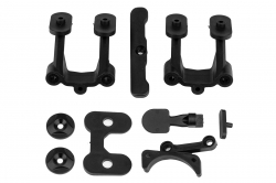 B74.2 zadný plastový držiak krídla, držiak karosérie, narazníka a vetráka, sada AE92312