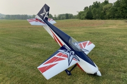 AJ Aircraft Raven Slick 540 1,29m ARF (červená/modrá)