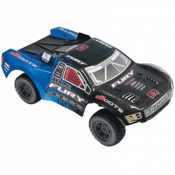 1:10 Fury Mega s baterií 2WD Short Course Truck RTR (modro-černá)