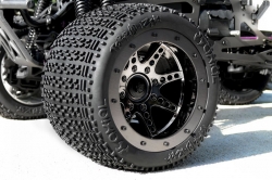 Oversize Beadlock 8-paprskové disky černý chrom (2 ks)