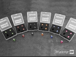 Označovacia sada pre 1:10 karosérie (zelená)