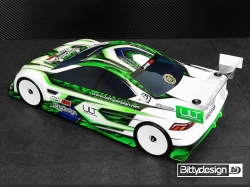 Karoserie čirá Bittydesign JP8HR, ultralehká (190 mm)