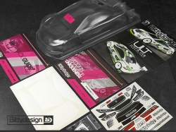 Karoserie čirá Bittydesign JP8HR, ultralehká (190 mm)