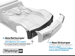 Karoserie čirá Bittydesign IRON TRUCK (190 mm)