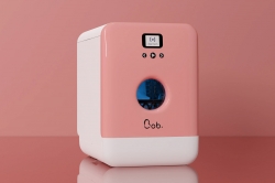 Stolní myčka Bob, růžová / bílá BOB306