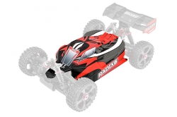 Radix 6S XP: Lakovaná lexanová karoserie vystřižená (červená/černá)