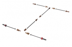 1:8 Shiroi XP 6S Roller 4WD ohne Elektronik (Rot)