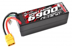 Šport Racing 60C - 6900mAh - 14,8 V 4S - LiPo Stick Hardcase - XT90 C-49146-X