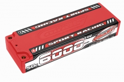 Šport Racing 50C LiPo Stick Hardcase-6000mAh-7.4V-4mm Bullit (44,4Wh) C-49420