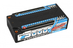 X-CELERATED 100C LiPo Shorty Hardcase-5000mAh-7.4V-G4 (35,52Wh) C-49705