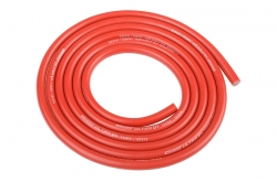 Silikonový kabel 3,5qmm, 14AWG, 1metr, červený C-50120