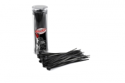 Opaski zaciskowe 2,5x100mm - 50 szt. (czarne)