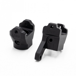 CRX hliníkové predné C držiaky, čierne CRX-073-FR