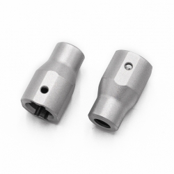 CRX zadné hliníkové náboje, strieborné CRX-076-FR