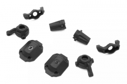 1:18 Hobbytech CRX18 Crawler: Plastové náboje kol, řízení včetně výček diferenciálu, 2+2+2+2 ks.