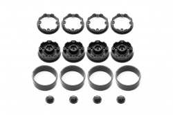 1:18 Hobbytech CRX18 Crawler: Plastové beadlock disky, 4 ks.