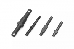 1:18 Hobbytech CRX18 Crawler: Kovové hřídele převodovky, 4 ks.