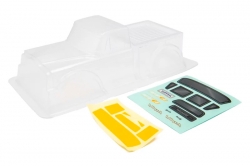 1:18 Hobbytech CRX18 Crawler: Číra lexan karoséria Surival, 1 ks.