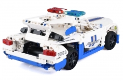 RC auto policejní vůz (stavebnice z kostek)