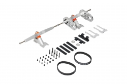 Exway sada ACE RKP Trist trucků pro 2WD (stříbrná) EXW0874