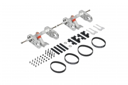 Exway sada ACE RKP Trist trucků pro 4WD (stříbrná) EXW0875