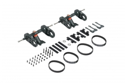 Exway sada ACE RKP Trist trucků pro 4WD (černá) EXW0876