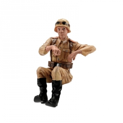 1:16 Schwimmwagen: Sedící figurka řidiče, ručně malovaná