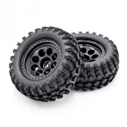 1:12 Funtek CR12 Outlaw 4WD: Kompletne nalepené gumy (2 ks)