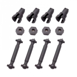 1:16 Funtek GT16E: Set poloos a unašečů kol