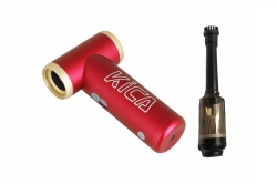 KiCA Jet Fan 2 ventilátor + nadstavec na vysávanie (Red) FTKTKR