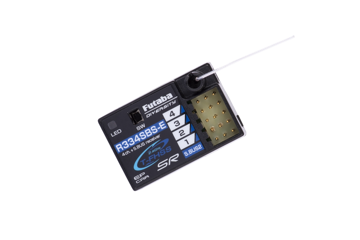 thumbnail image 2 of Futaba R334SBS-E T-FHSS SR S.Bus2 4-Channel 2.4GHz Receiver FUT01102152-3 2 of 6