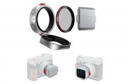 Freewell Real Lens Hood pre Fujifilm GFX100RF (strieborná) FW-GFX100RF-RLH-S