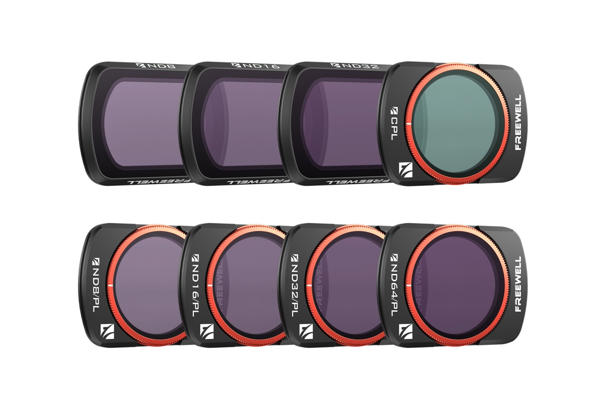Freewell sada osmi filtrů All Day pro DJI Osmo Pocket 3/4
