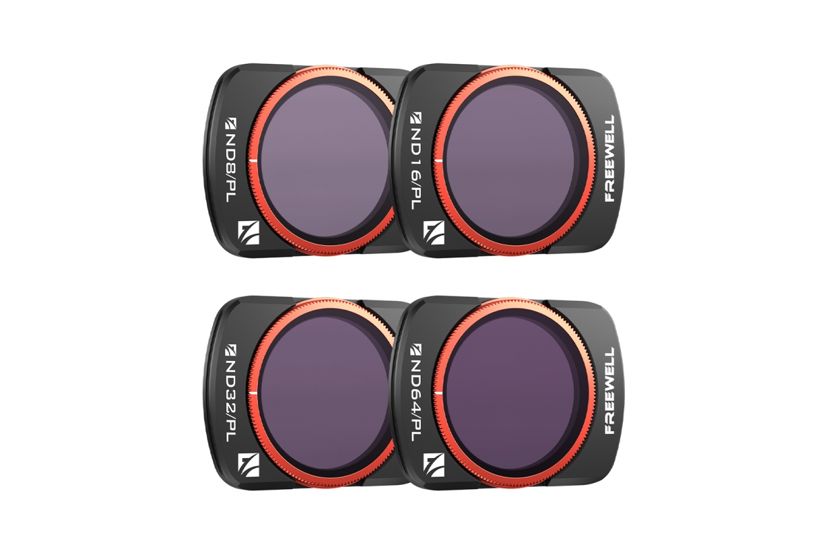 Freewell sada čtyř filtrů Bright Day pro DJI Osmo Pocket 3/4