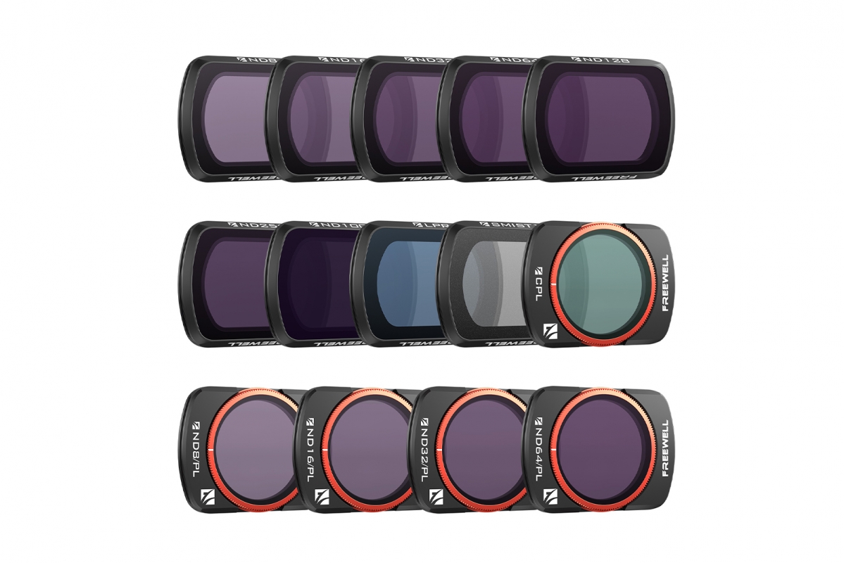 Freewell sada čtrnácti filtrů pro DJI Osmo Pocket 3/4