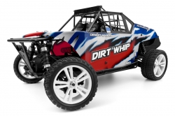 HiMOTO 1:10 Desert Buggy DIRT WHIP Brushless 2,4 GHz RTR set, modrá/červená HME10DBL-BR
