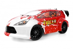 HiMOTO 1:18 Rally TRICER Brushless 2,4 GHz RTR set, červená HME18ORL-R