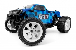 HiMOTO 1:10 Monster Truck EMXT-1 2,4 GHz RTR set, modrá (kocky) HMHI2101-B2
