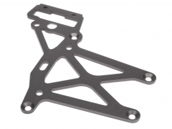 1:5 Baja 5B Gas SBK: Rear Upper Plate (Gunmetal)