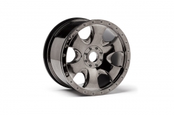 SAVAGE XL Flux: Warlock disky 83×56 mm, černý chrom (2 ks)