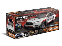 1:10 HPI Sport 3 Flux Ford Mustang Mach-e 1400 Brushless RTR (biely)