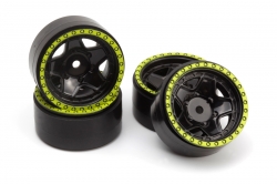 CL-5 Beadlock disky 1.2in (zelené/4 ks) HPI160866