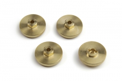 7mm mosadzné šesťhranné unášače +4 mm (4 ks) HPI161235