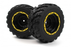 Kolesá kompletné (2 ks) Smyter MT - Žltý HPI540265