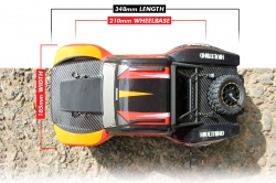 1:16 Blackzon Vyper SC Turbo 4WD 2S Brushless 2.4GHz (Red)
