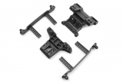 Set prednej a zadnej veže tlmičov a držiakov karosérie HPI540425
