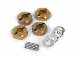 1:10 Quantum MT/XT: Hliníkový hex unašeč kola 12mm (4 ks)
