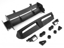 1:8 QuantumRX Flux 4S: Doplňky karoserie a zadní křídlo Rally